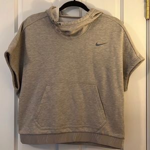 Nike - Cowl-neck shirt sleeve hoodie - Size Medium